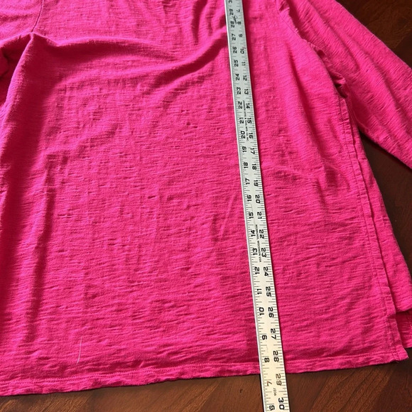 Chico's The Ultimate Tee Pink 3/4 Sleeve Top Women's XL Size 3 - Picture 8 of 9